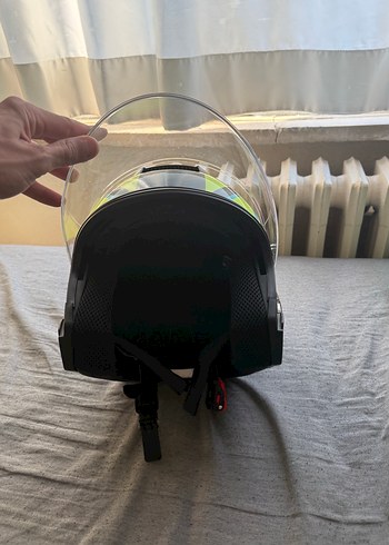 Diger Sarı Renkli Biker Motosiklet Kaskı - Görsel 6