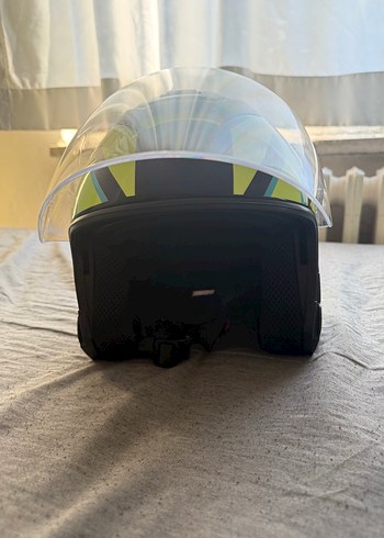 Diger Sarı Renkli Biker Motosiklet Kaskı - Görsel 7