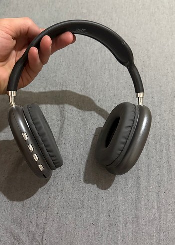 Gri Kablosuz Kulaklık - Görsel 2