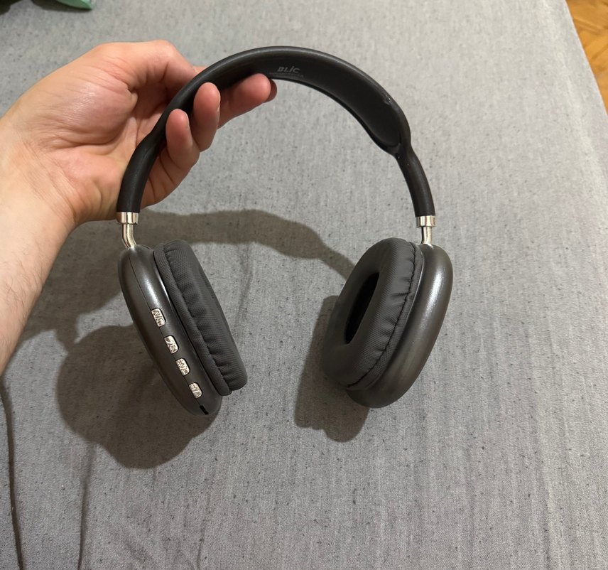 Gri Kablosuz Kulaklık - Görsel 2