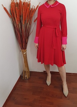 Kirmizi Trendyol sıfır elbise
