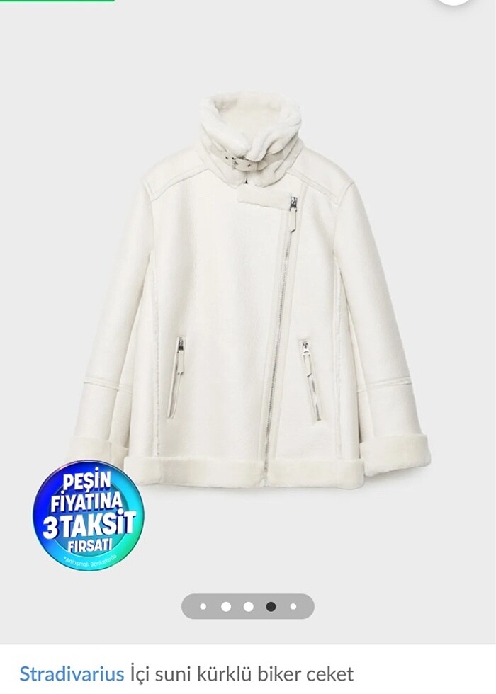 Stradivarius Biker mont - Görsel 5