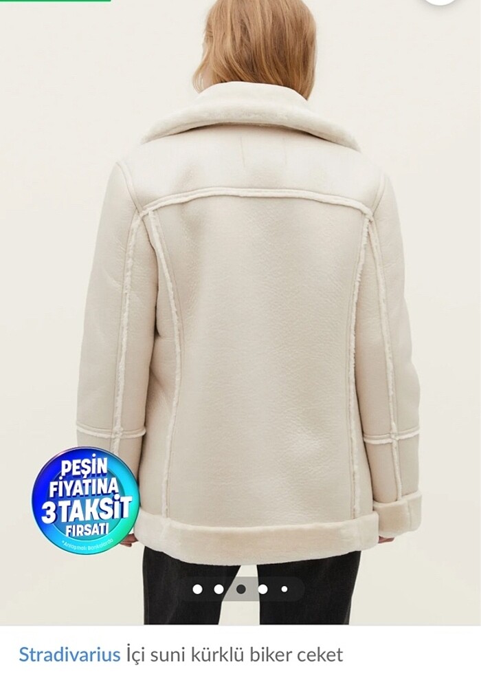 Stradivarius Biker mont - Görsel 3