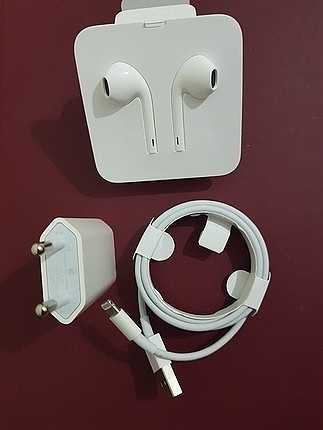 iphone şarj aleti kulaklık orjinal