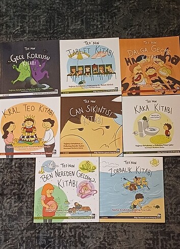 Teo'nun kitap serisi 8 kitap vardır