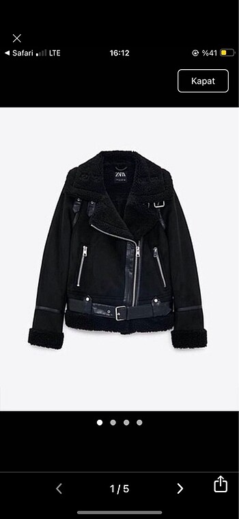 ZARA ÇİFT YÖNLÜ BİKER CEKET XS BEDEN #ZARA#CEKET