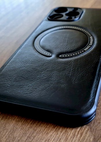 iPhone 13 ProMAX Magsafe'li Deri Kılıf