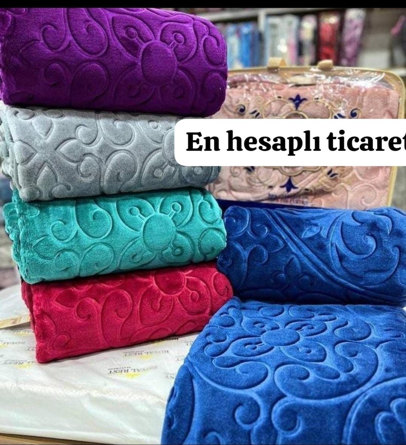 İran battaniyesi renkli Desenli Yumuşak Battaniye - Görsel 2