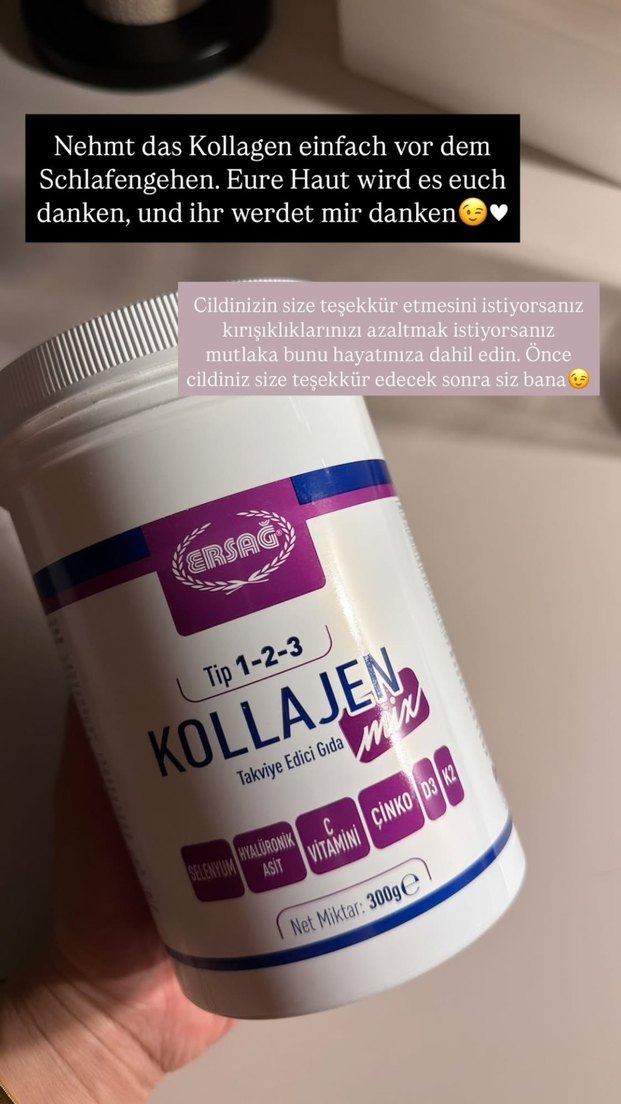 Ersag Kollajen Mix Tip 1-2-3 Toz Takviye 300g - Görsel 3