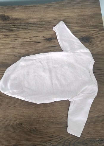 Civil Beyaz, Uzun Kollu, Baskılı Bebek Çıtçıtlı Body