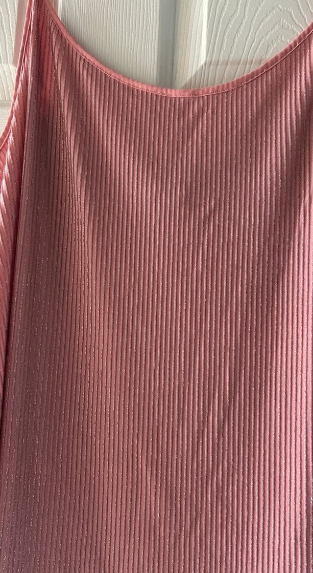 Pembe Pilili Straplez Kadın Atlet - Görsel 2