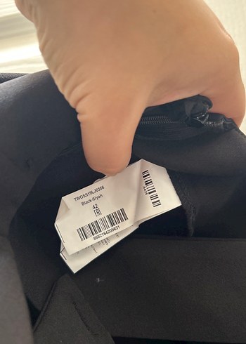 Düğmeli Siyah Uzun Kadın Tulum - Görsel 4