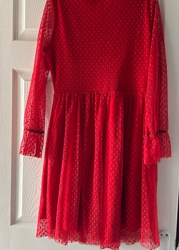 Kırmızı abiye - Görsel 3