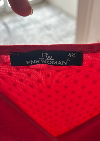 Kırmızı abiye - Görsel 4