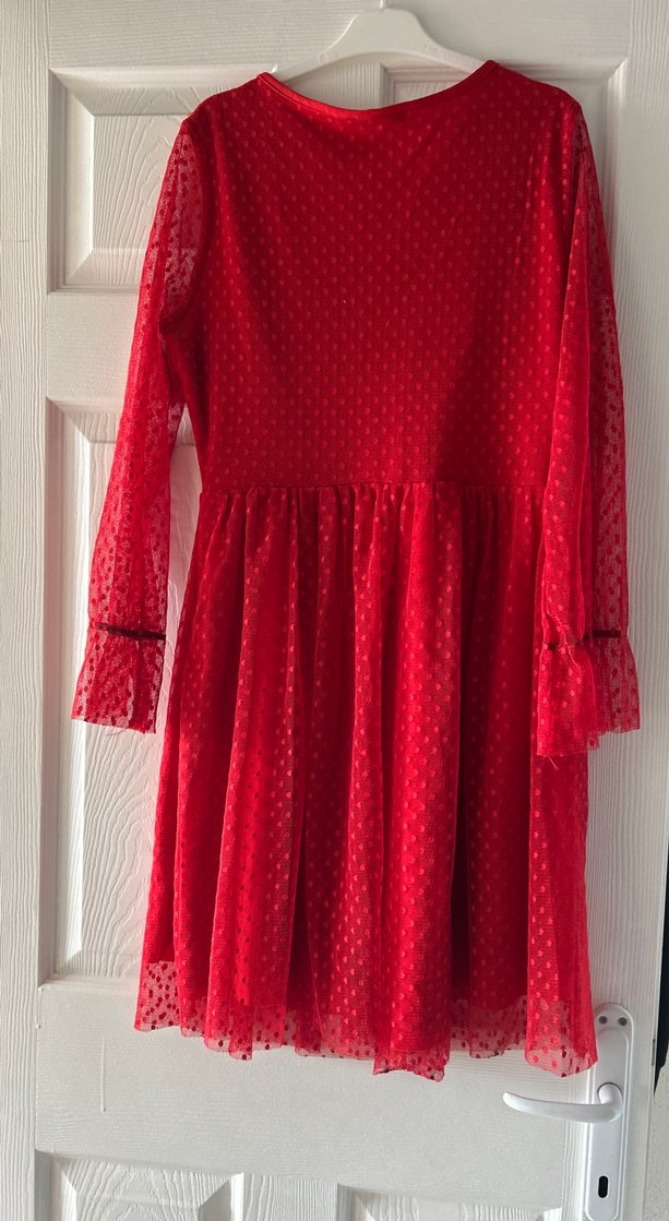 Kırmızı abiye - Görsel 3