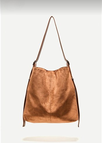Bershka süet çanta