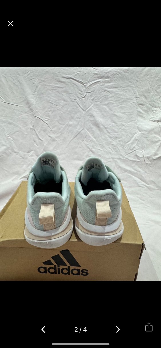 Kız Çocuk Beyaz Pastel Adidas Spor Ayakkabı - Görsel 2