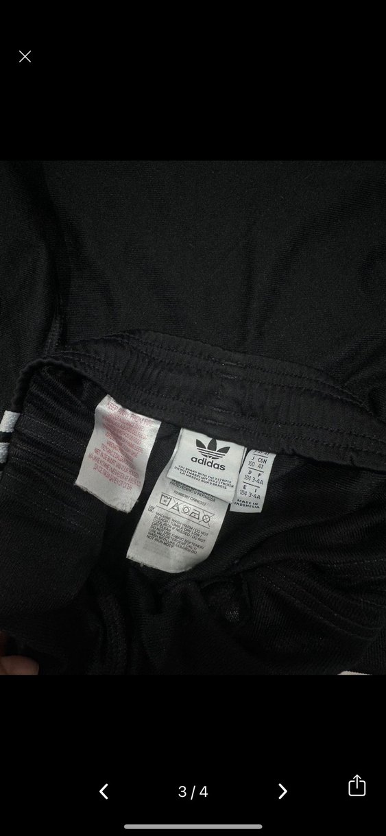 Erkek cocuk Siyah Adidas Fermuarlı Eşofman Takımı - Görsel 4