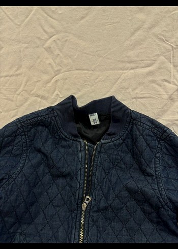 Koyu Mavi Erkek Çocuk Kot Ceket - Görsel 2