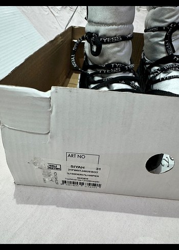 Tyess cocuk Beyaz Gri Platform Bot - Görsel 4