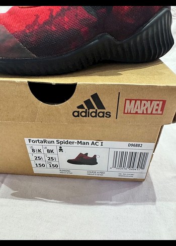 Koyu Kırmızı Erkek Çocuk Spor Ayakkabı adidas - Görsel 4