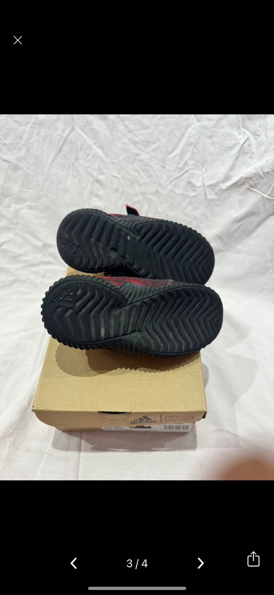 Koyu Kırmızı Erkek Çocuk Spor Ayakkabı adidas - Görsel 2