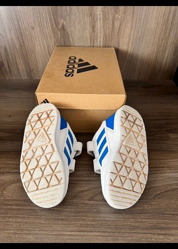 Beyaz Mavi Erkek Çocuk Spor Ayakkabı adidas - Görsel 4