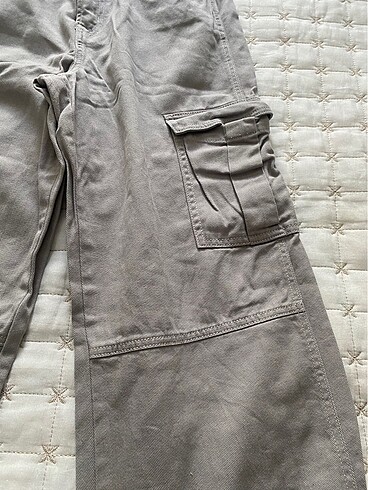 38 Beden gri Renk H&M kargo pantolon gri