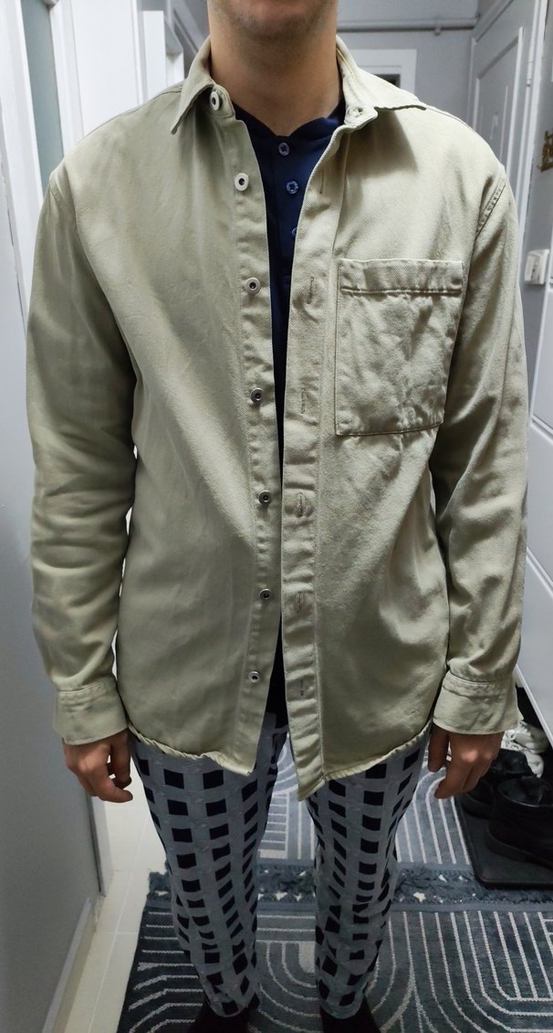 Mint Erkek Kot Gömlek Ceket - Görsel 3