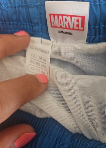 Mavi Örümcek Adam Baskılı Erkek Şort - Görsel 6