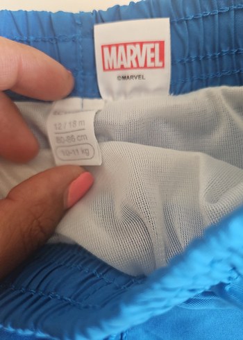 Mavi Örümcek Adam Baskılı Erkek Şort - Görsel 3