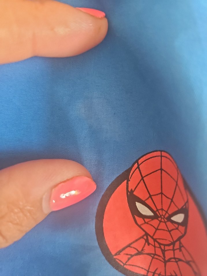 Mavi Örümcek Adam Baskılı Erkek Şort - Görsel 2