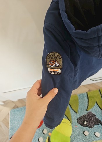 Erkek Çocuk Lacivert Düğmeli Ceket - Görsel 3