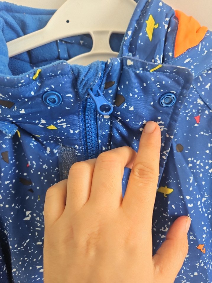 Renkli Desenli Erkek Çocuk Mont - Görsel 2