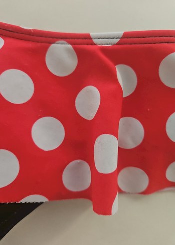 Kırmızı Puantiyeli Kız Çocuk Bikini Altı - Görsel 3