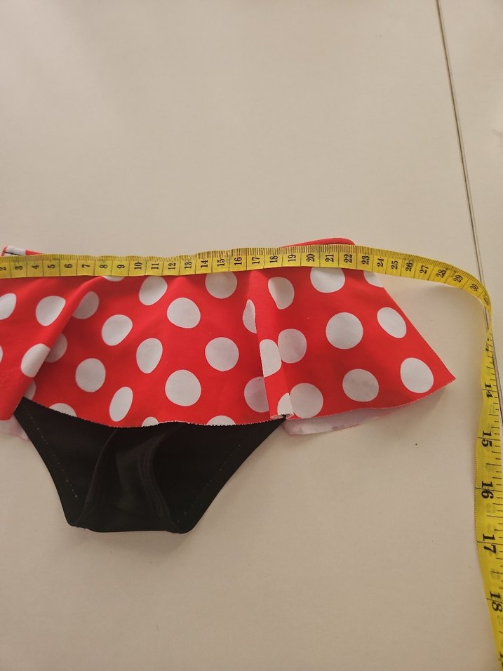 Kırmızı Puantiyeli Kız Çocuk Bikini Altı - Görsel 4
