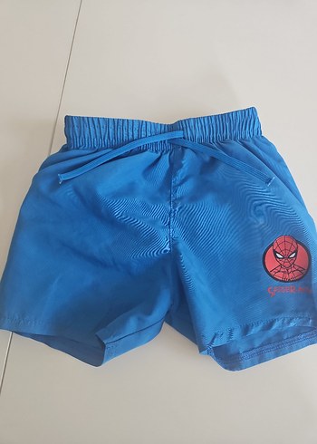 Mavi Erkek Çocuk Spider-Man Şort - Görsel 4