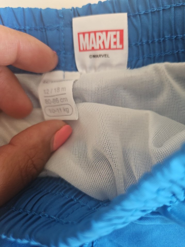 Mavi Erkek Çocuk Spider-Man Şort - Görsel 3