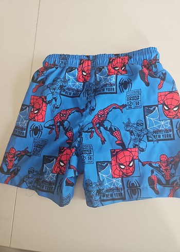 Renkli Baskılı Mavi Çocuk Şort - Görsel 4