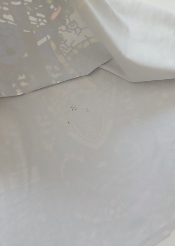 Renkli Desenli Uzun Kollu Fırfırlı Elbise - Görsel 5