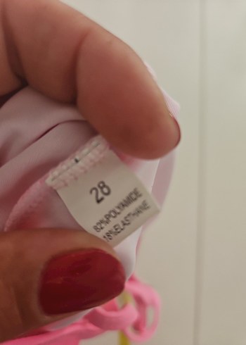 Pembe Flamingo Desenli Kız Çocuk Mayo - Görsel 4