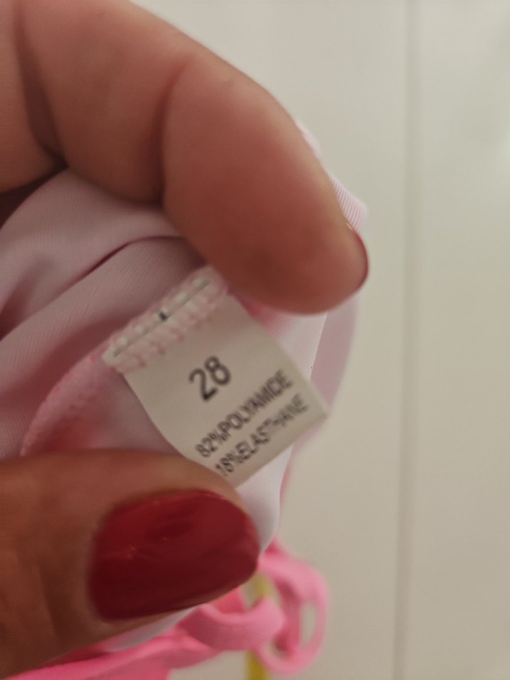 Pembe Flamingo Desenli Kız Çocuk Mayo - Görsel 4