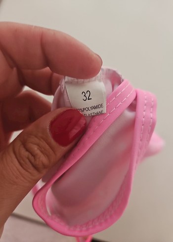 Pembe Pop Art Kız Çocuk Mayo - Görsel 4