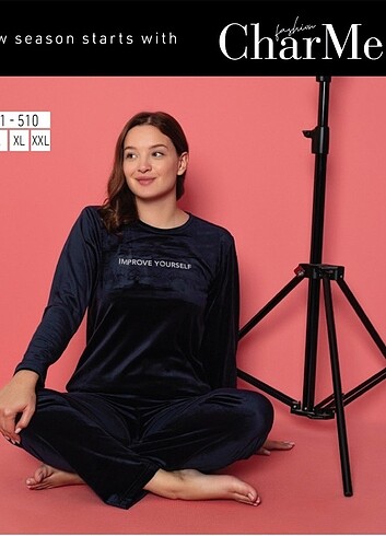 Kadife pijama takimi