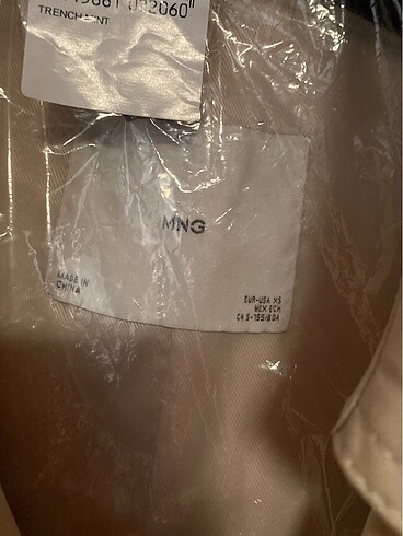 xs Beden Mango trençkot