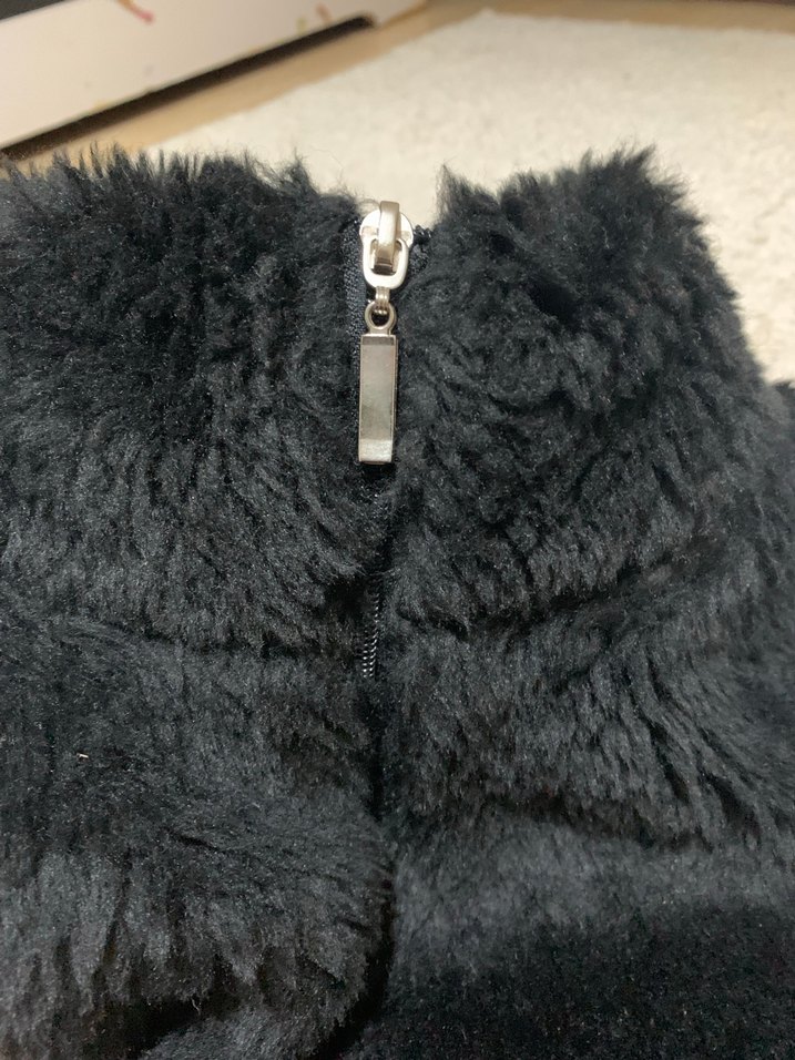 Kürk Detaylı Siyah Kadın Yelek - Görsel 3