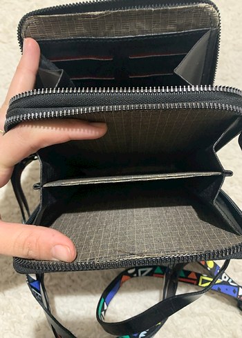 Renkli Bohem Fermuarlı Kadın Çanta - Görsel 4