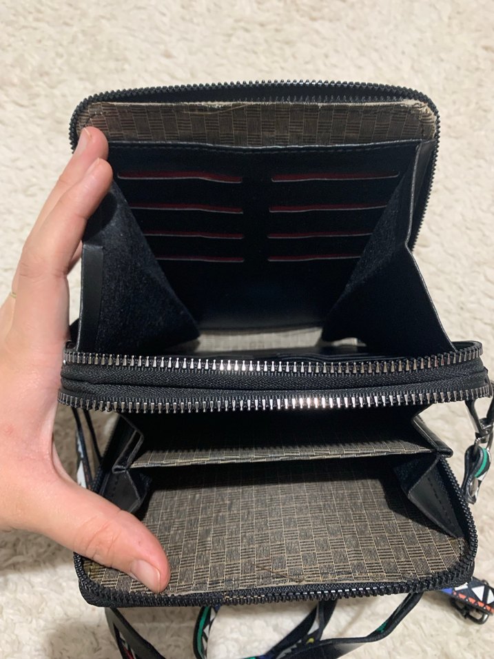 Renkli Bohem Fermuarlı Kadın Çanta - Görsel 2