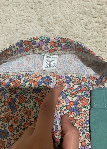 Kız Çocuk Pamuklu Pastel Tayt Seti - Görsel 2