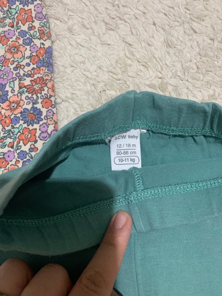 Kız Çocuk Pamuklu Pastel Tayt Seti - Görsel 3